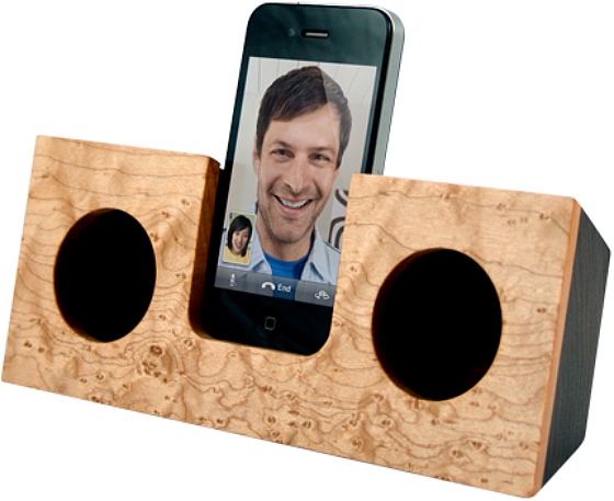 Wooden iPhone Amplifier 